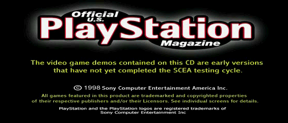 Official U.S. PlayStation Magazine Demo Disc 15